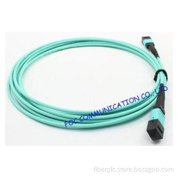 MPO OM3 Fiber Optical Patch Cord Excellent Performance For